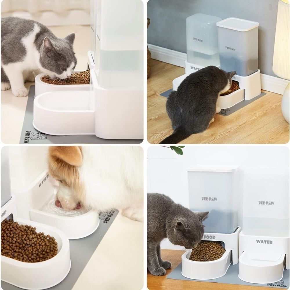 PED PAW Dogs and Cats Automatic Feeder and Water Set - Picture 5 of 7